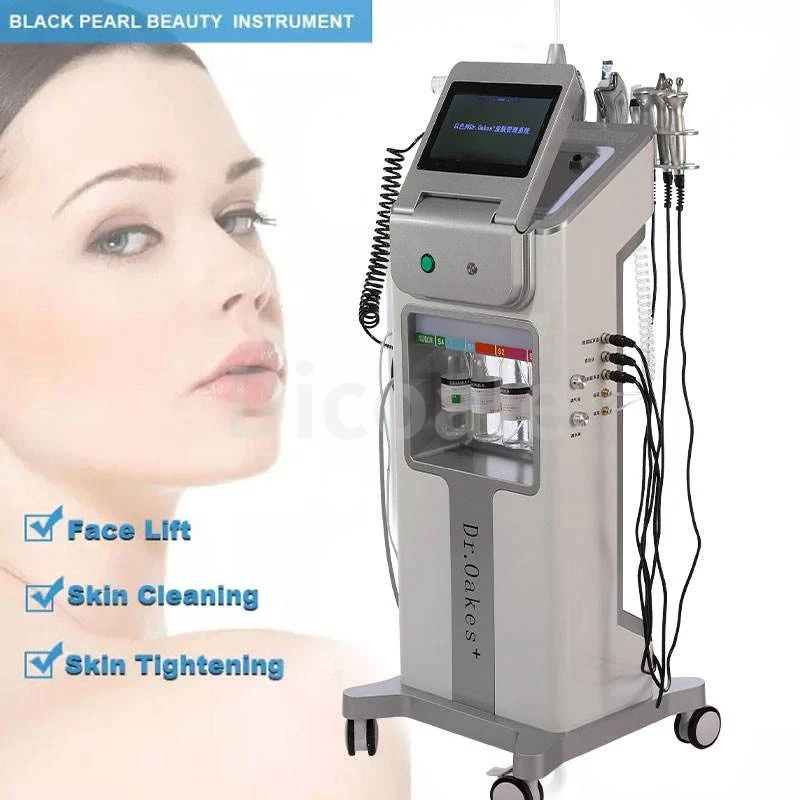 

10 In 1 Dermabrasion Machine Skin Care Tightening Aqua Peeling Deep Face Cleansing Acne Pore Wrinkle Remove Device