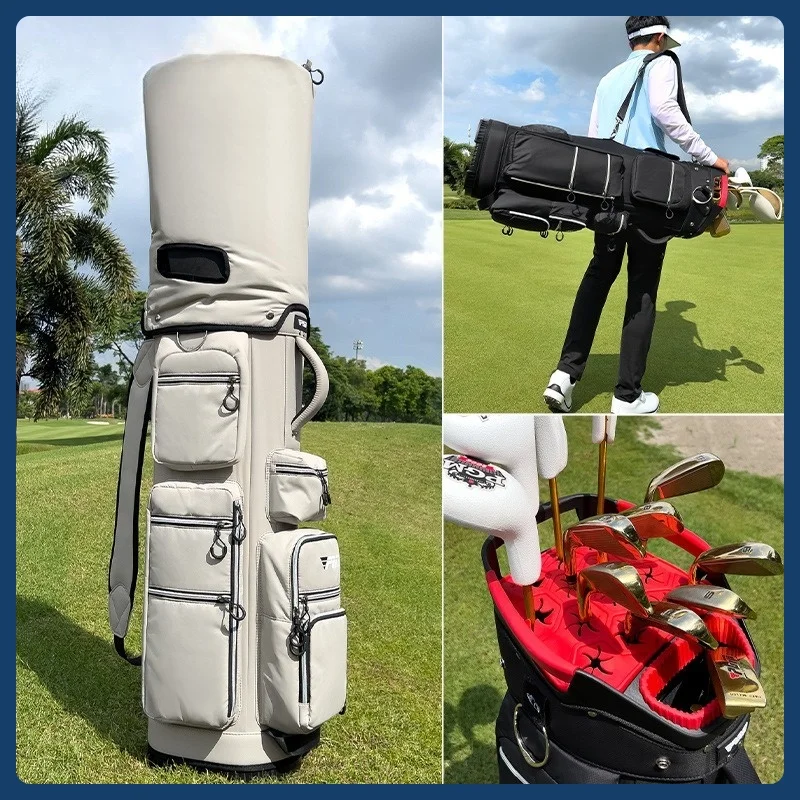 

Golf cart bag fixed club holder light portable travel