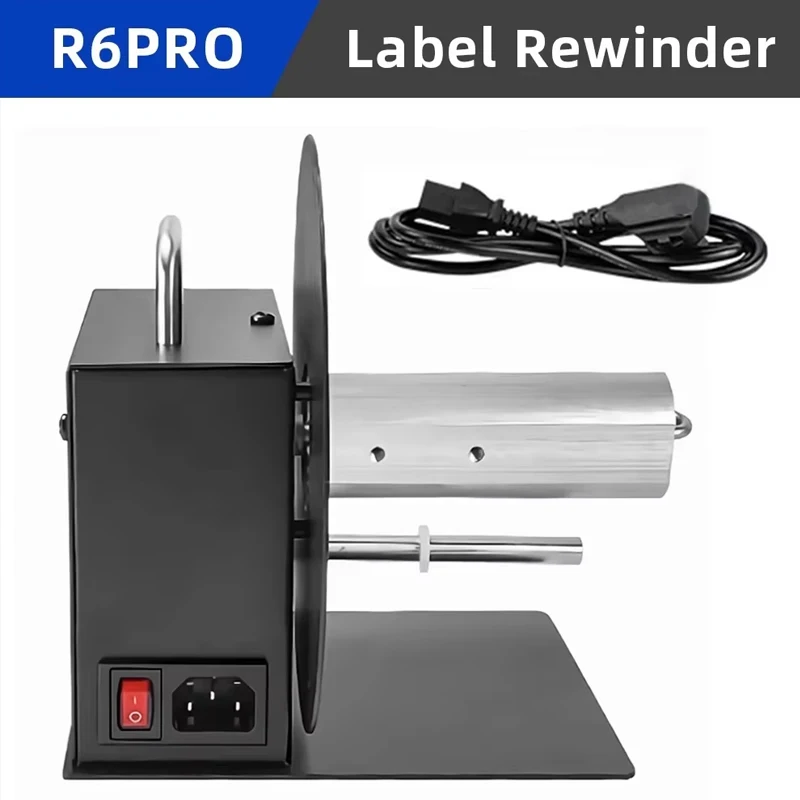 Label Rewinder เครื่องพิมพ์แรงจูงใจอัตโนมัติ Self-Adhesive Barcode Label Paper เสื้อผ้าซักผ้า Label Barcode สติกเกอร์