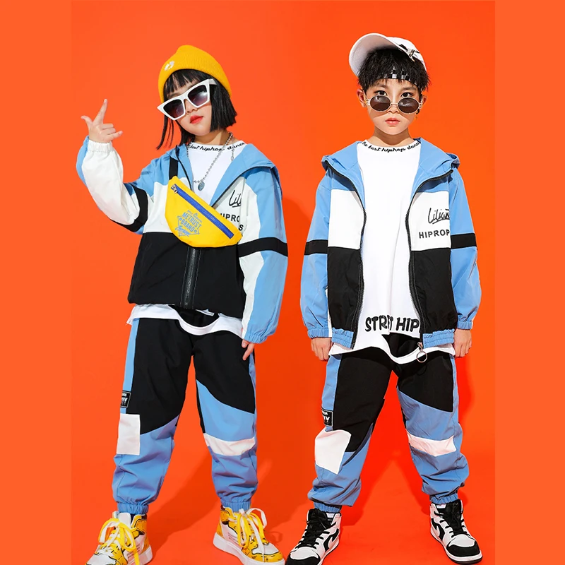 

Jazz Dancing Costume Children Loose Hiphop Dance Performance Clothes Street Dance Wear Dancer Outfit Festival Clothing YS3113