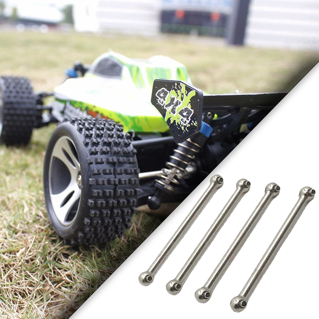 4pcs Metal Metal RC Car Dog Bone Drive Shafts Repair Part For 1/18 Wltoys A949 Metal RC Car Dog