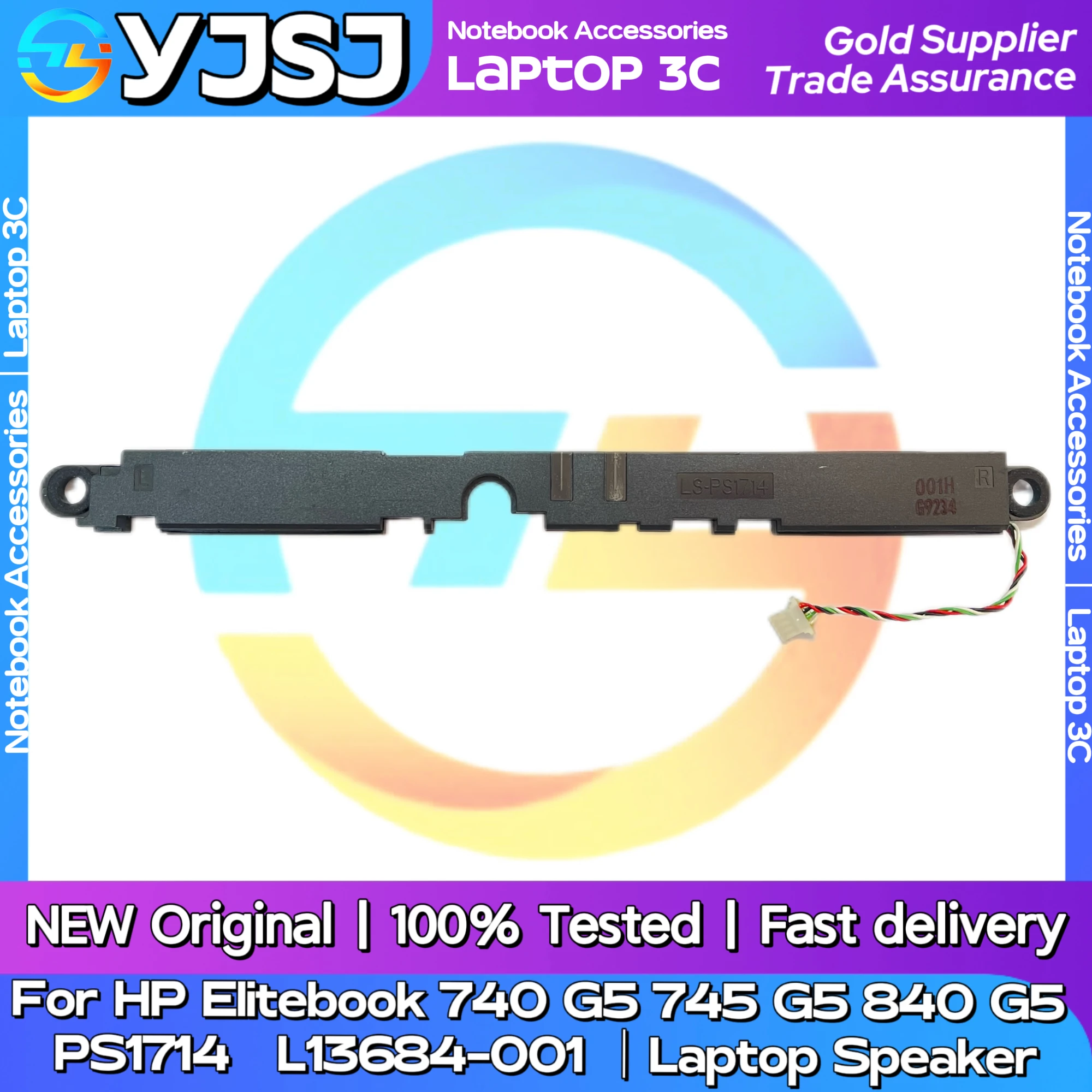 New Original Laptop Notebook Audio Speaker For HP Elitebook 740 G5 745 G5 840 G5  PS1714   L13684-001 Built in horn audio