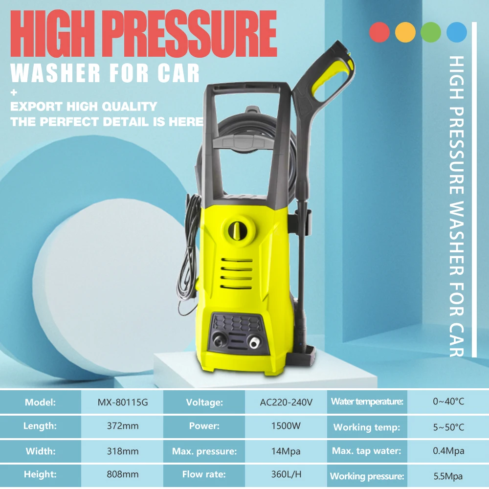 2023 MOXI Best Quality Electric Pressure Car Washer Automatic High Pressure Car Washer For Cars