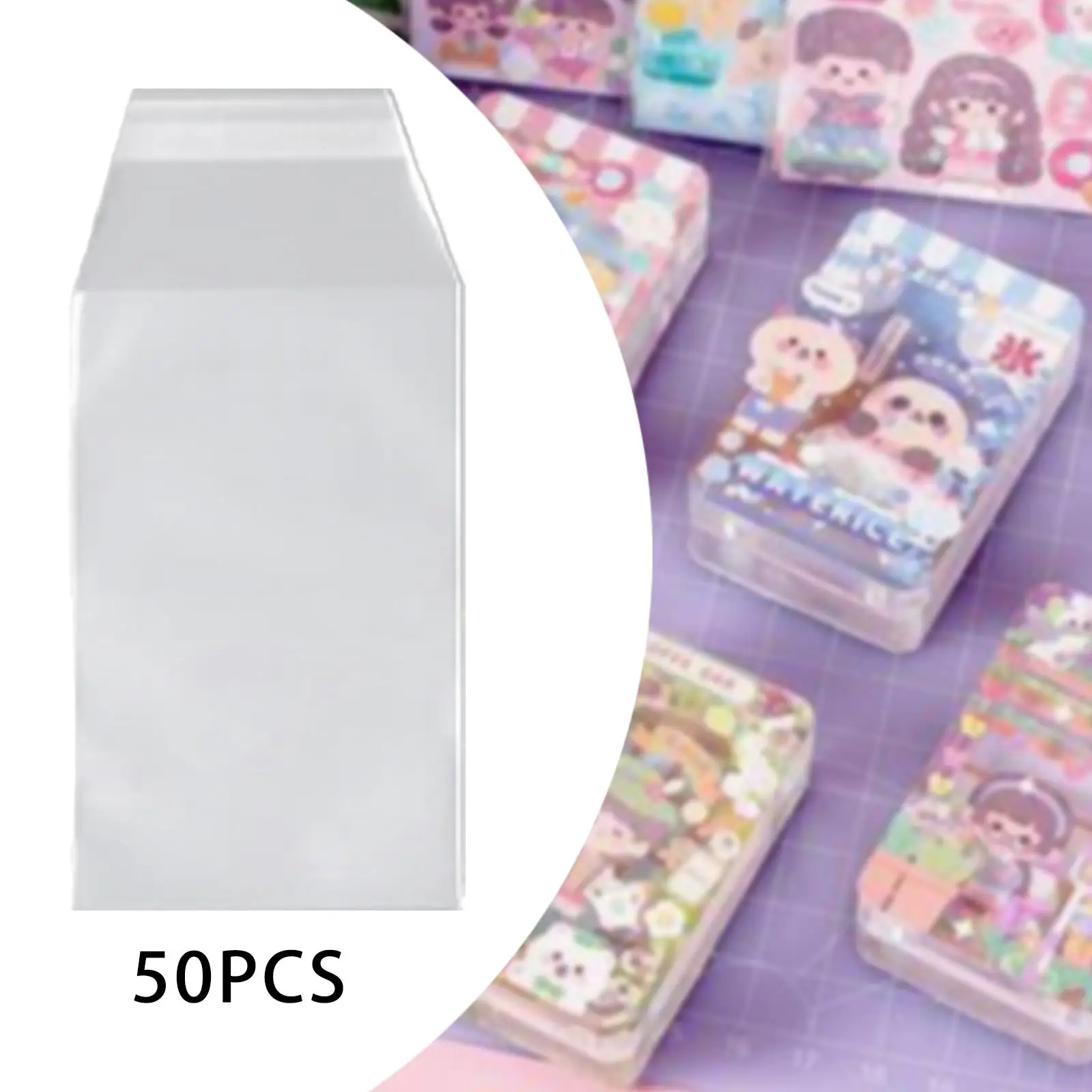 50 Pieces PSA Graded Card Sleeves Trading Card Professional Clear Case Protection Film Card Brick Protector PSA Protection Film