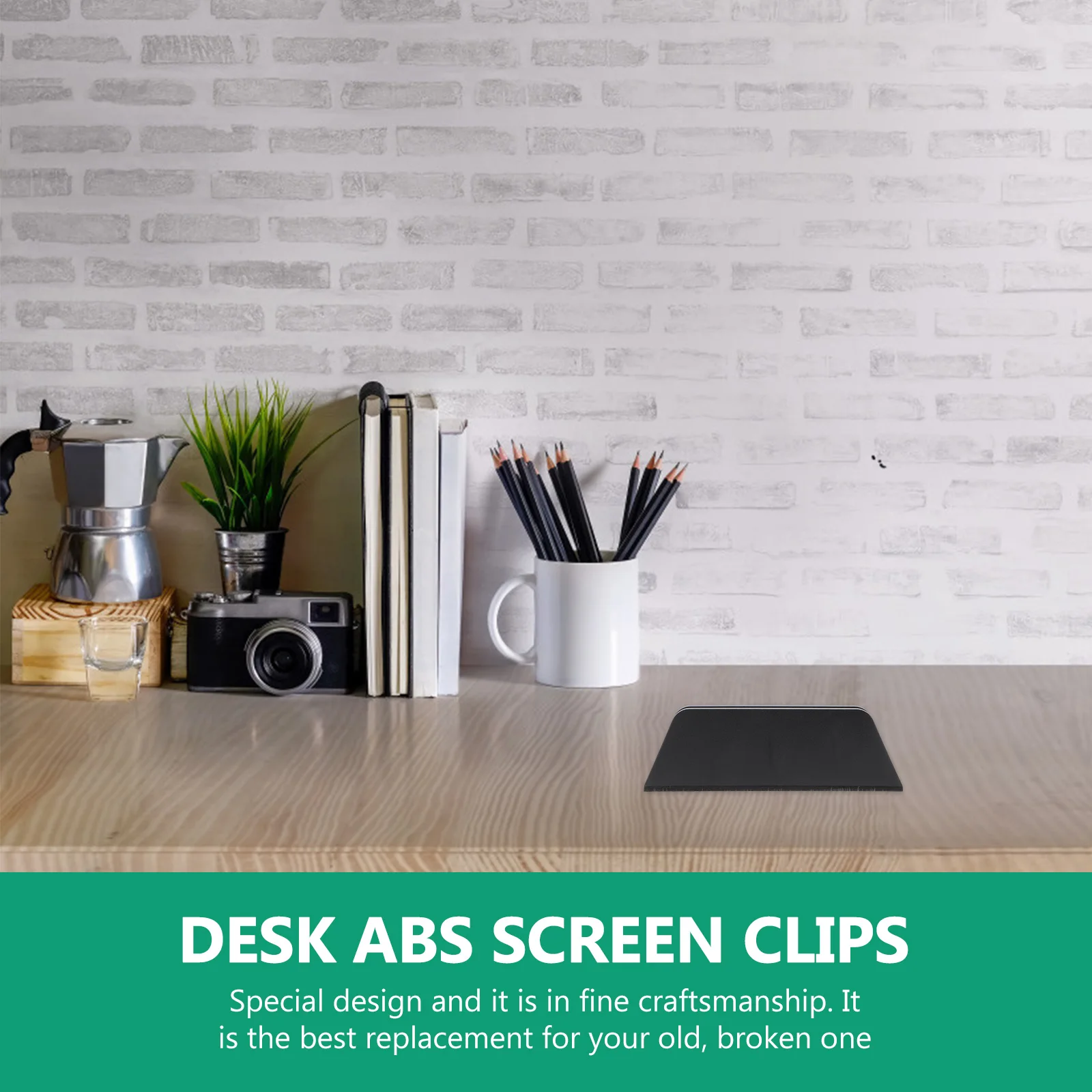 

4pcs Abs Clips Clamps Holders Removable Office Divider Desk Partition Support Bases Brackets Screen Partition Clips Desk