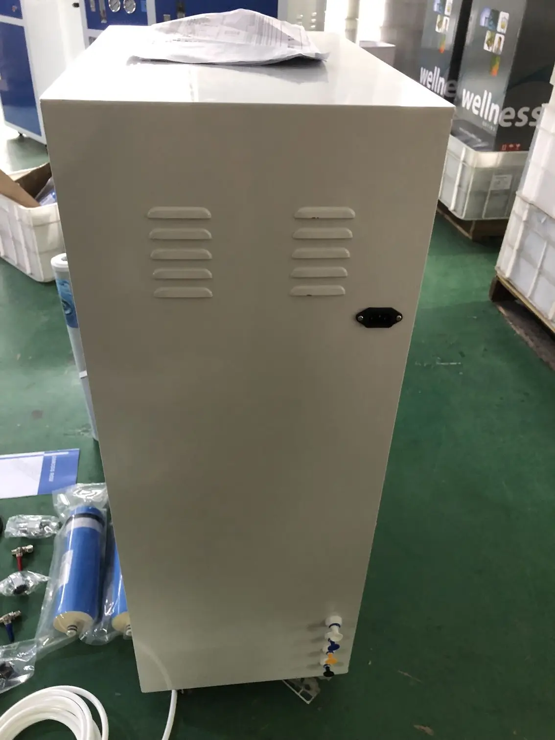 نظام التناضح العكسي 800GPD، منقي مياه RO تجاري، [NW-ROBX1-800GPD] 220 فولت، فلتر مياه الشرب المنزلي عالي التدفق