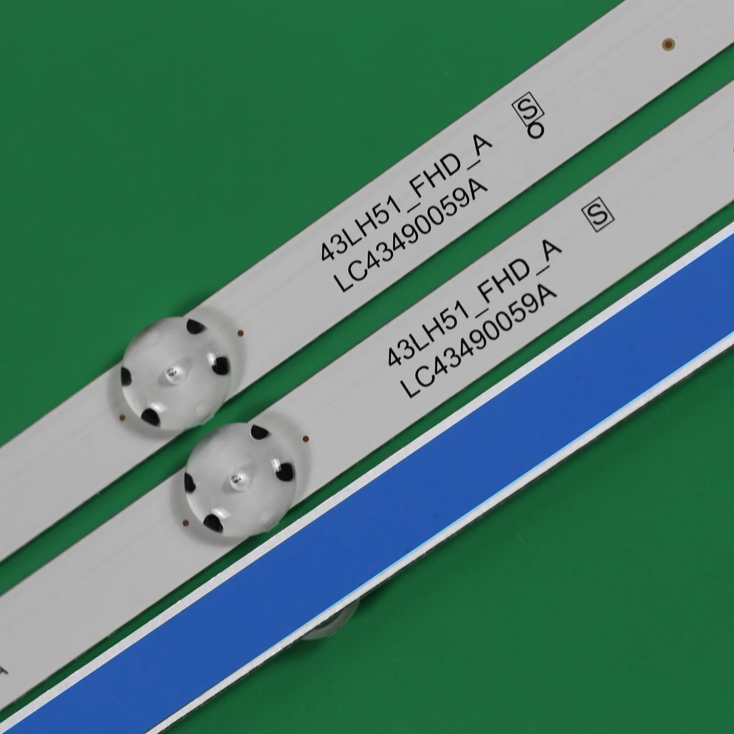 Tira de luz de fundo led 7 lâmpada para lg innotek 17y 43 polegadas _ a-tipo lc43490059a 43uj634v 43uj630 43uj630-za 43uj6309 HC430DGG-SLTL13