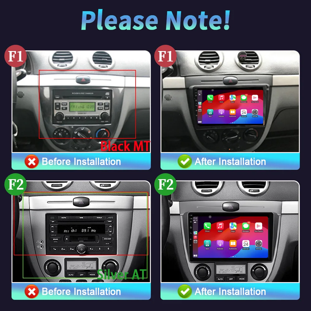 Android 14 Multimedia Navigation Wireless Stereo Car Radio For Chevrolet Lacetti J200 2004 -2013 For Buick Excelle Hrv 2004-2013