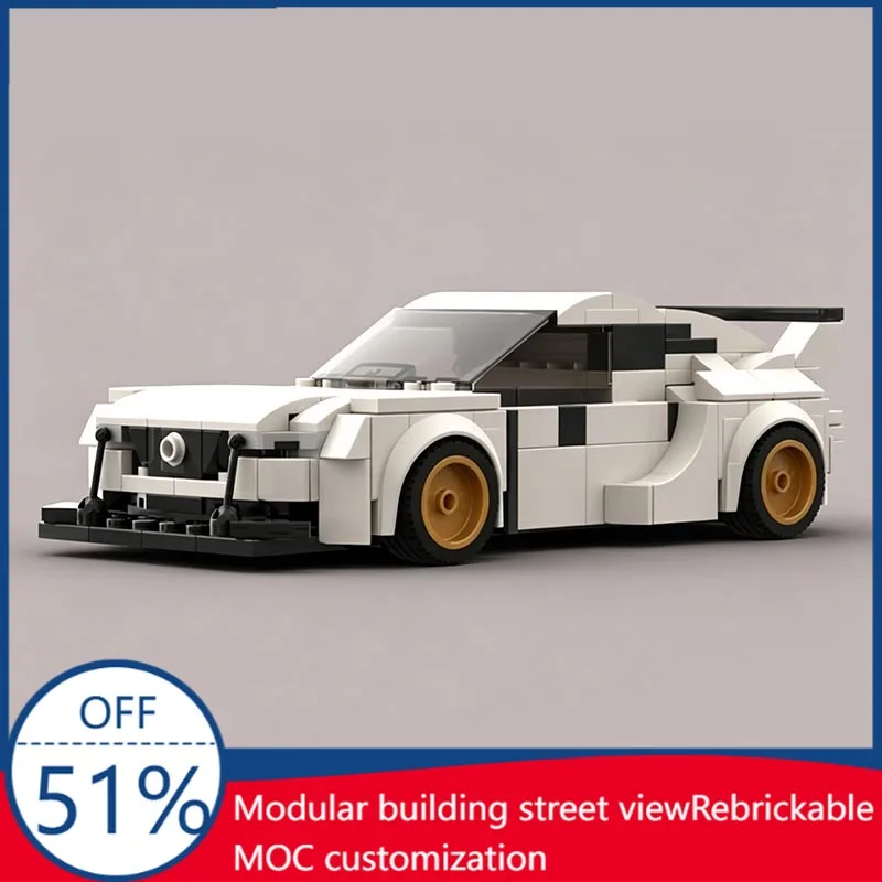 226PCS MOC Acura Integra Type S Widebody Sports Car Model Custom Building Blocks DIY Educational Assembly Puzzle Toy For Display