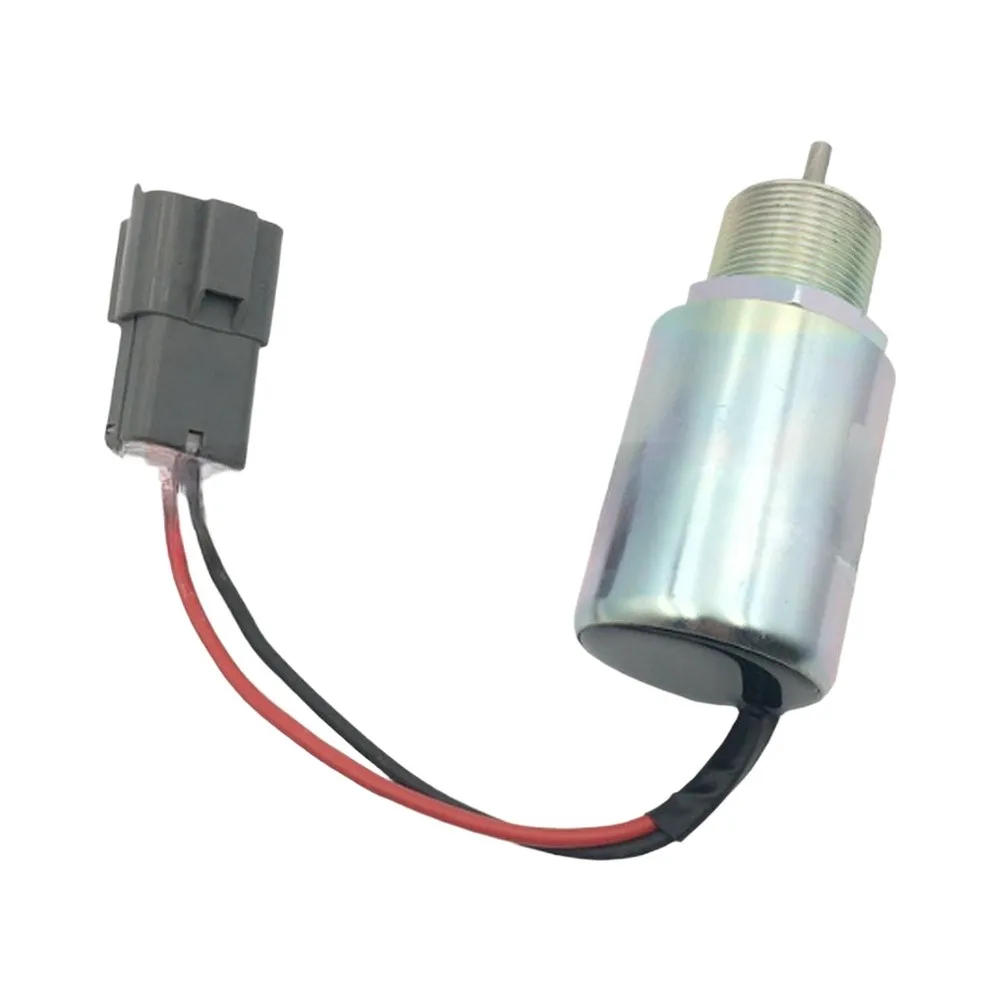Fuel Shut Off Solenoid SA-3725-12 For Mitsubishi For L2E L3E S3L For S4L Engine  12VDC Fuel Shutoff Solenoid Replacement Parts