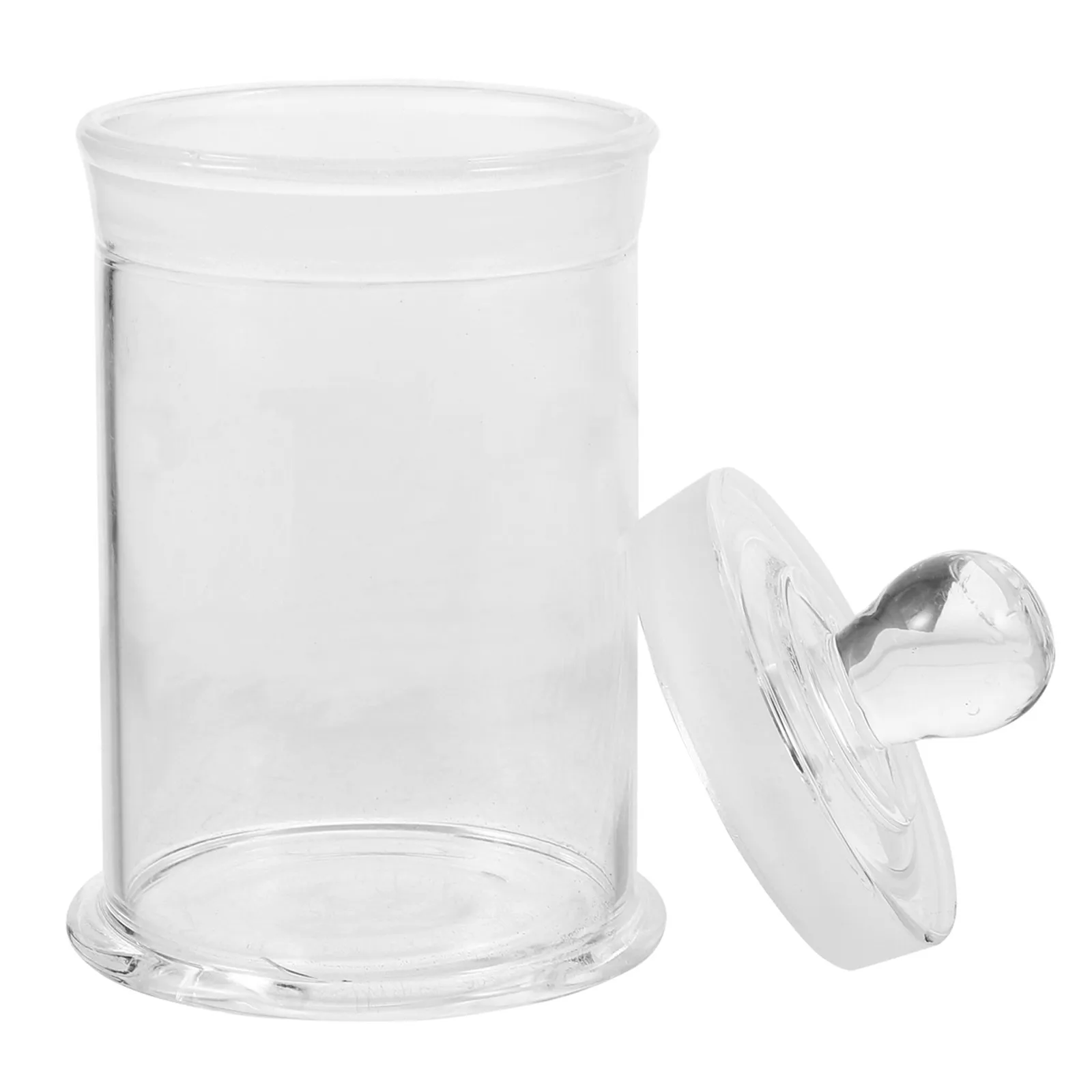 

Glass Specimen Vial Transparent Laboratory Sample Bottle with Frosted Opening Fixed Seal Lid for Chemistry Reagent Storage
