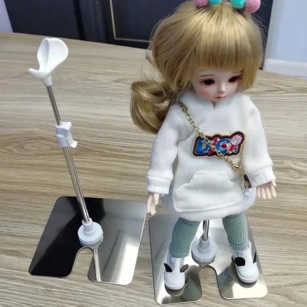 

Подставка для куклы из нержавеющей стали 1/3 1/4 1/6 1/8, металлический держатель, кронштейн для куклы, регулируемый держатель для моделей фигурок хобби