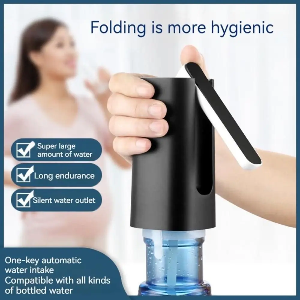 

Hot Button Control Water Dispensers Electric Portable Foldable Water Bottle Pump Convenient Automatic Dispenser Pump for Home