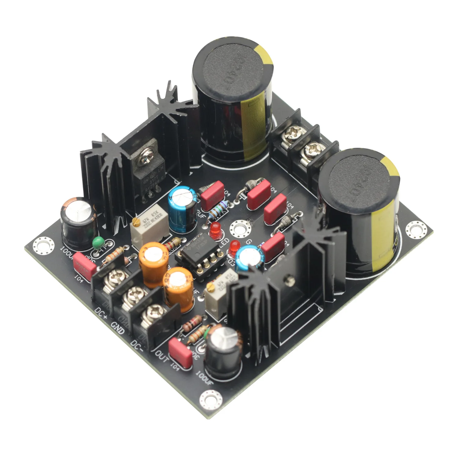 Placa de potencia de filtro rectificador LM317 LM337, fuente de alimentación de filtro de rectificación Servo, módulo de CA a CC, amplificadores de Audio DIY