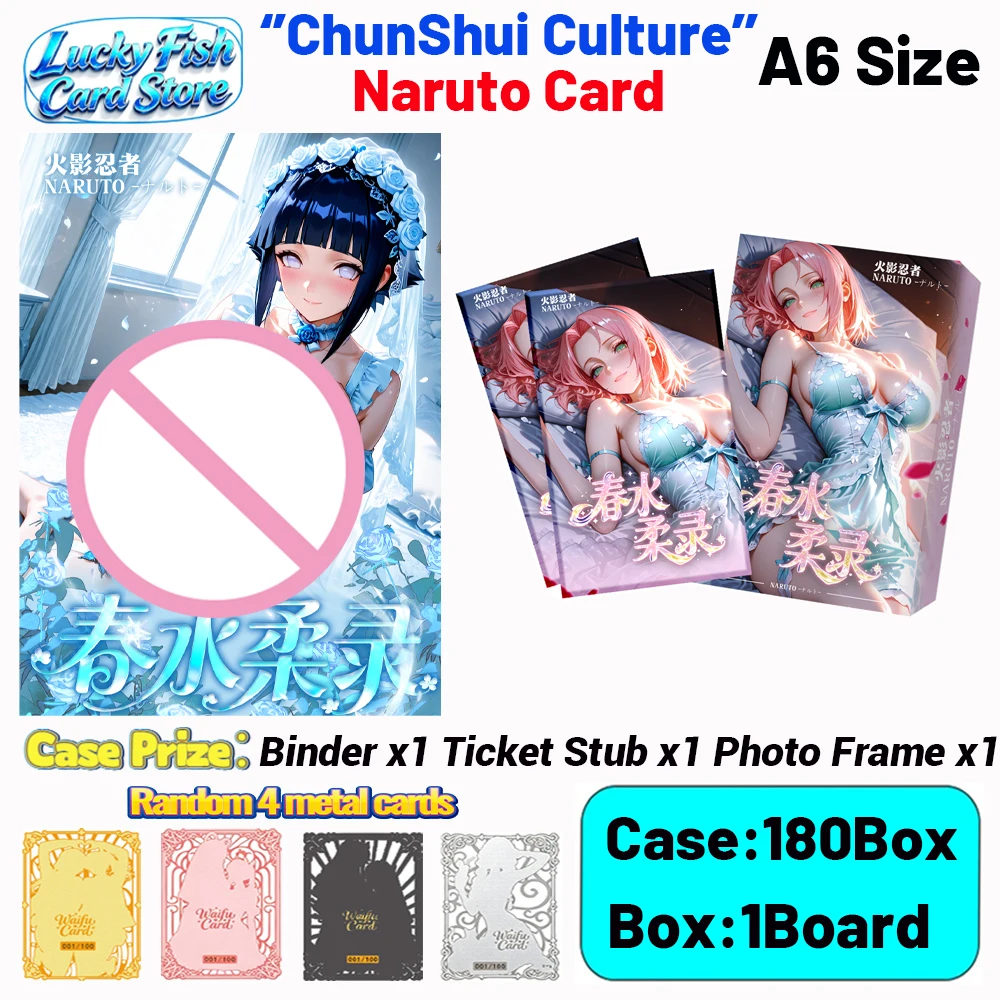 

Wholesale 2026 New ChunShui Creative Studio Naruto Waifu Card A6 Size Acrylic Board Color Paper Anime Hobby Gifts