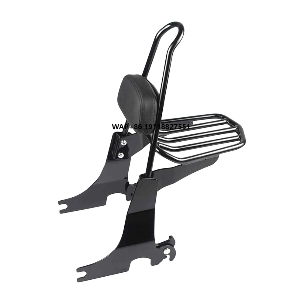 Hot Sell   for Sportster XL883 XL1200 94-03 Sissy Bar Luggage Rack Chrome Backrest