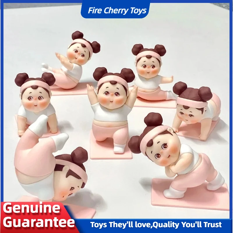 

В наличии, оригинальная серия Valala Yoga-Loving Kawaii, мини-фигурка, глухая коробка, очаровательная мини-кукла, украшение для рабочего стола, фигурка, подарки