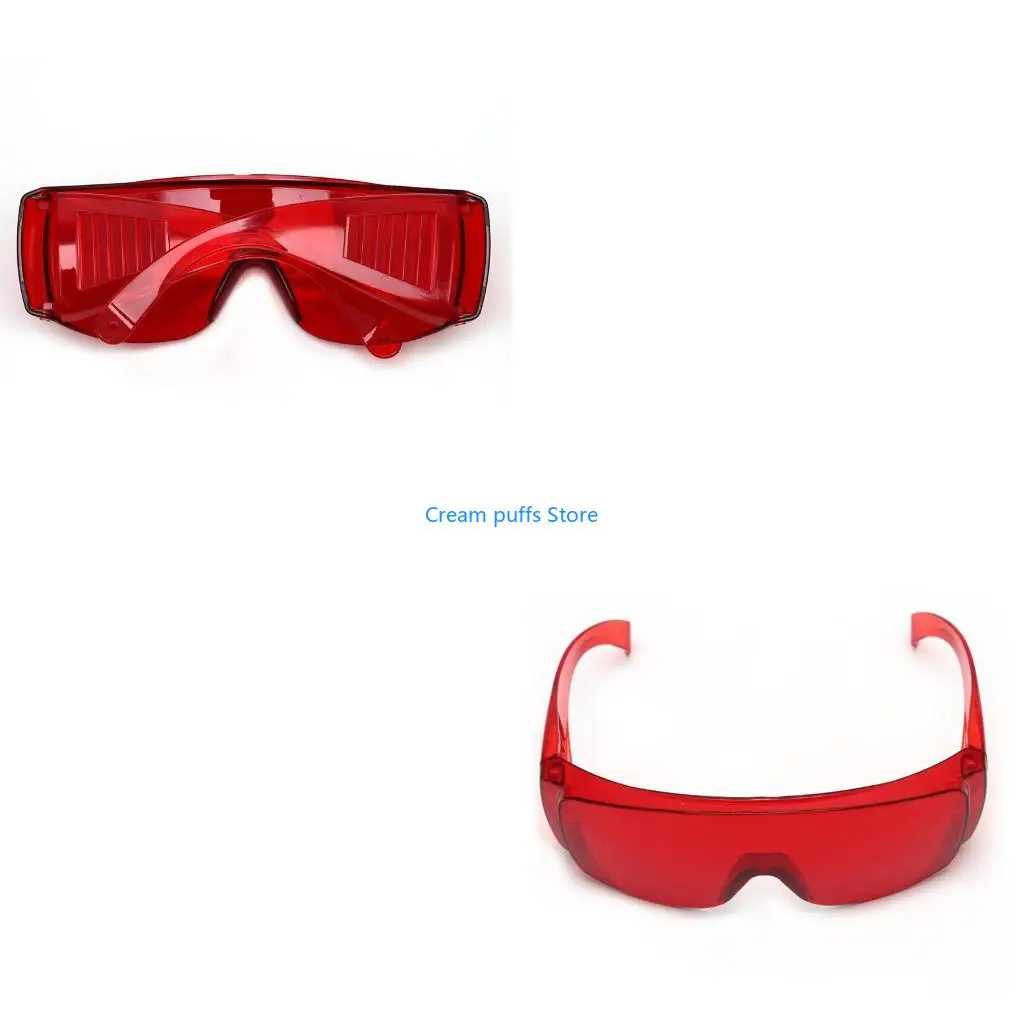 50LE New Red Goggle Glasses Protective Eye Curing Light Whitening UV Dental Dentist