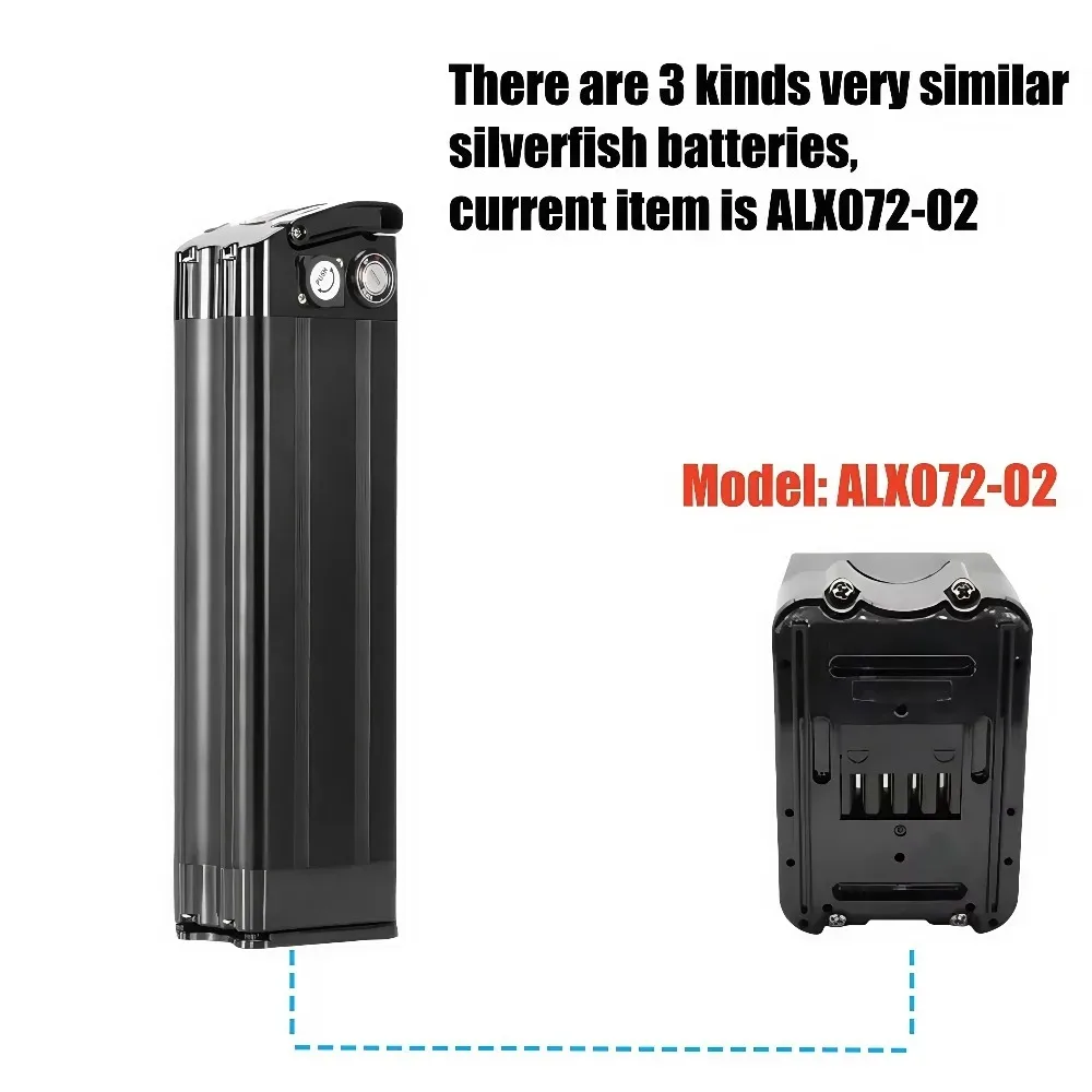 36V 25Ah 48V 20Ah Battery 18650 Li-ion Rechargeable Battery Built-in Bms for Silverfish 250W-1000W Bafang Motor Kit with Charger