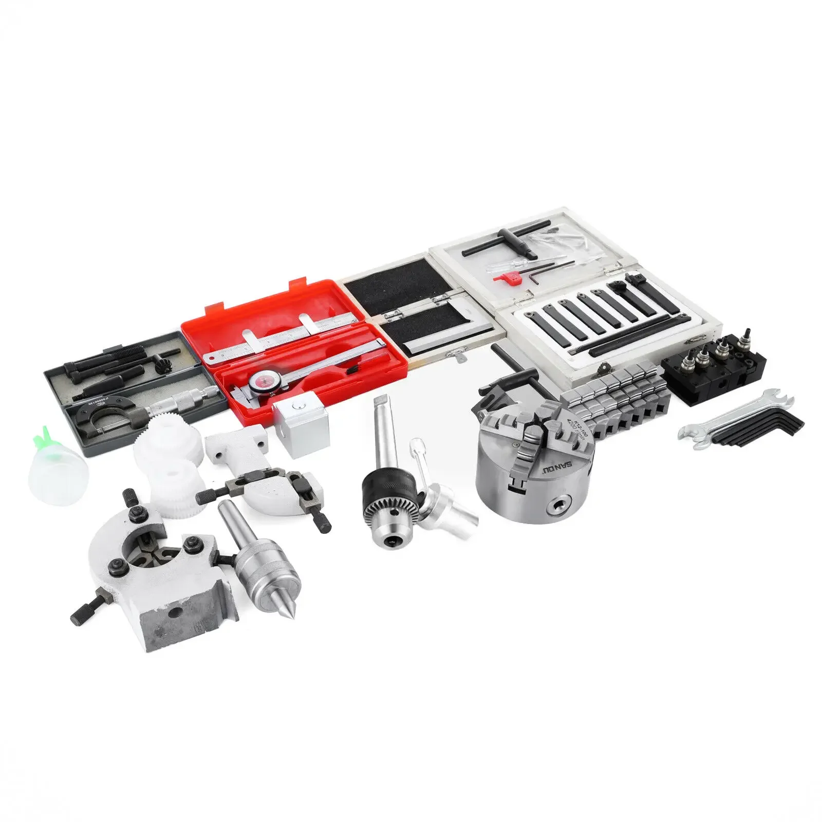 Mini Metal Lathe Machine 0-2500 RPM Variable Speed Bench Top Benchtop Mini Lathe Wth 4" 3-jaw Chuck For Wood Metal Turning