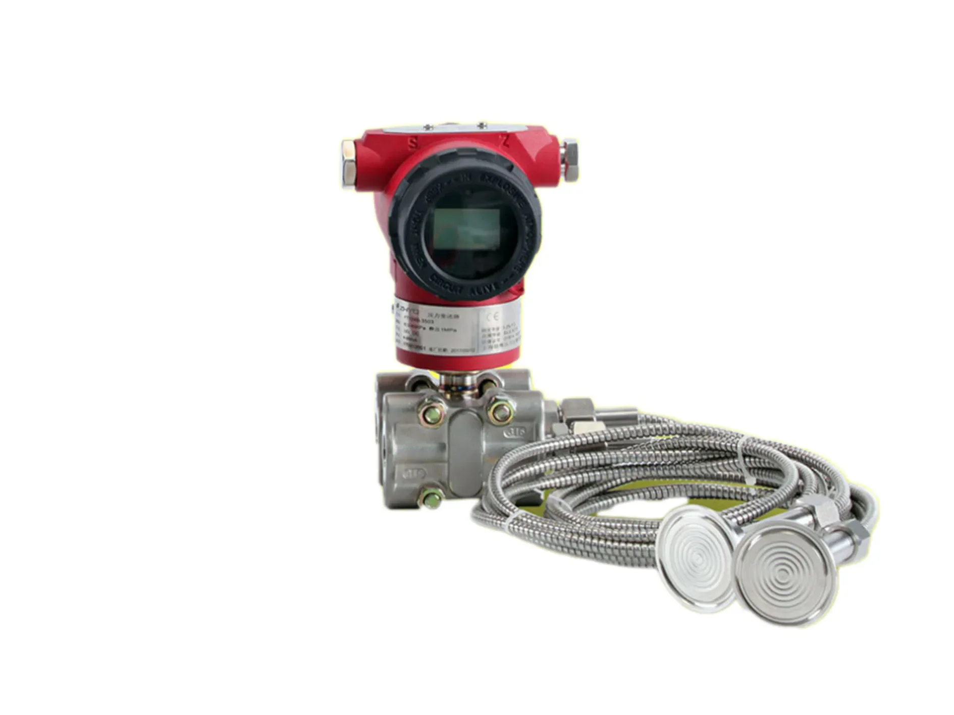 Promesstec DP Slimme niveausensor Differentiële druktransmitter met dubbele flens