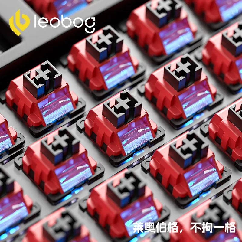 Leobog Immortal Field Switch 35g Linear Pre-Lubed 5 Pins HotSwap Pom Stem Switches For Mx Mechanical Keyboard 기계식 키보드 축