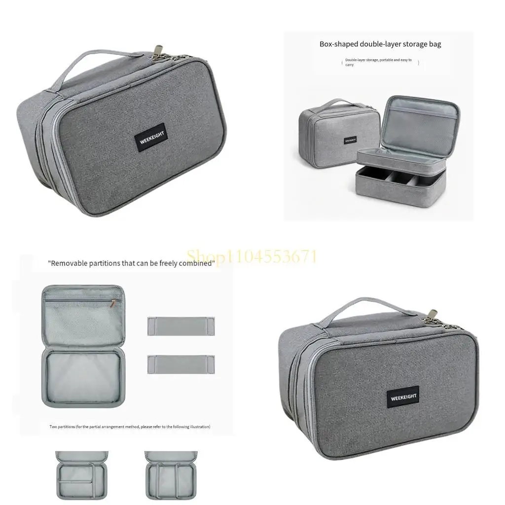 Best Seller Digital Accessory with Broad Opening and Carry Handle for Daily Cable Storage, Home Use and Travel Needs