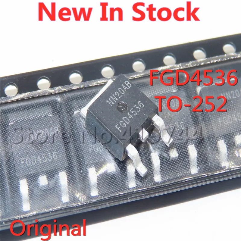 5PCS/LOT Original Quality 100%  FGD4536 TO-252 360V LCD Plasma Transistor NEW In Stock