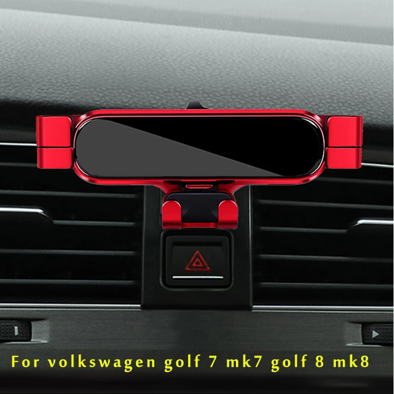 Car Phone Holder For vw volkswagen golf 7 mk7 golf 8 mk8 Car Styling Bracket GPS Stand Rotatable Support Mobile Accessories