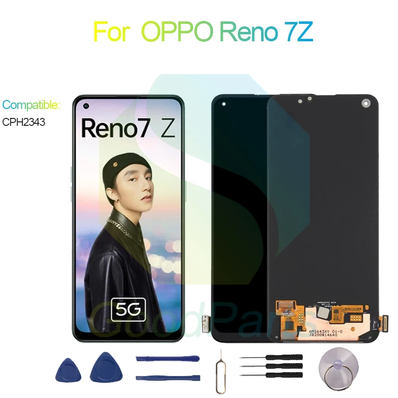 For OPPO Reno 7Z LCD Display Screen 6.43