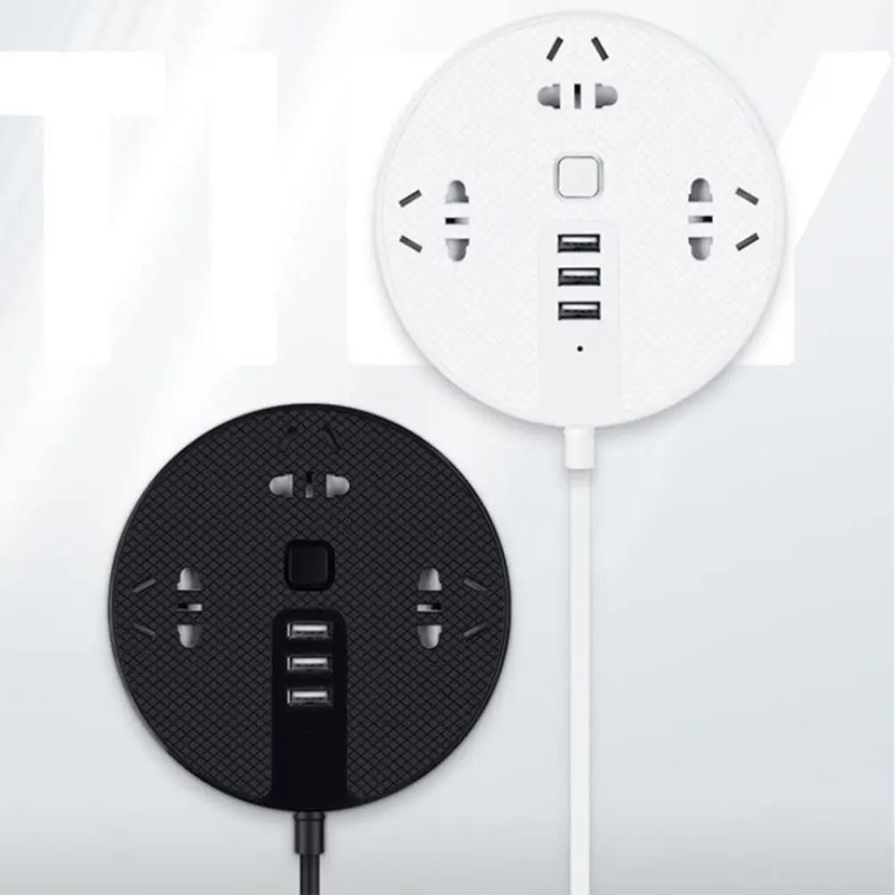 Multifunctional Climbing Wall Sockets USB Patch Board White Original Plug Home Office Travel Universal Adapter 2500W Safety
