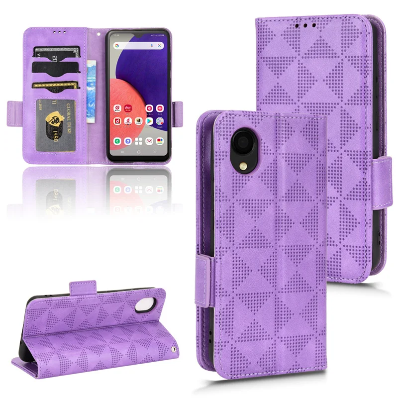 Funda de triángulo simétrico para Samsung A22 5G, carcasa ligera de primera calidad para Galaxy A22 5G, versión japonesa, SC-56B