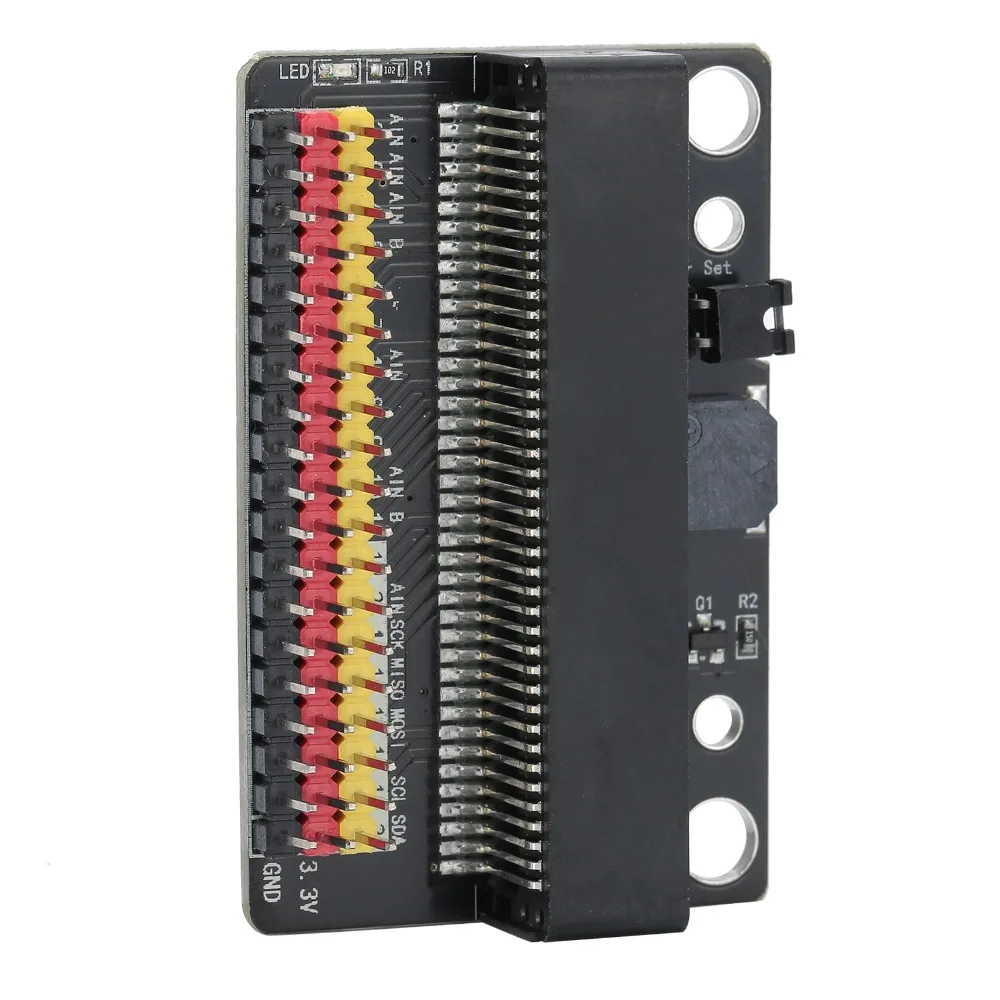 

Плата расширения Full Pin с индикатором питания, компактная плата PCB для Micro Bit, плата для обучения программированию
