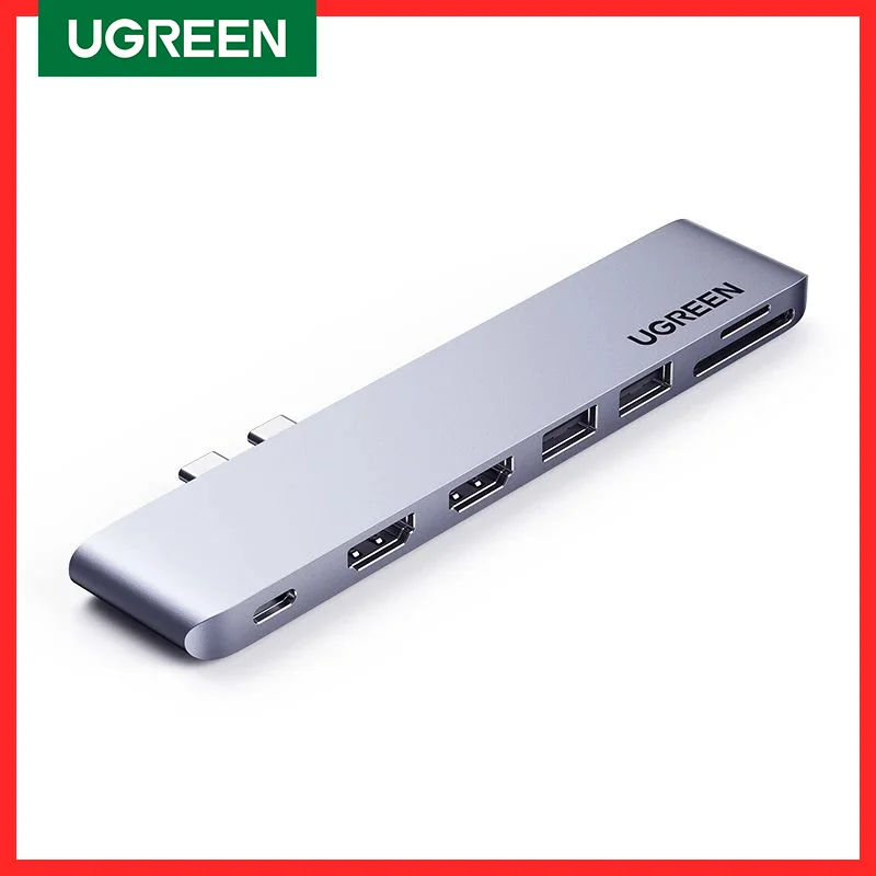 

UGREEN usb-хаб C концентратор HDMI адаптер USB C к USB 3,0 док-станция для MacBook Pro Air 2022 аксессуары USB-C Тип C 3,1 Разветвитель USB C концентратор