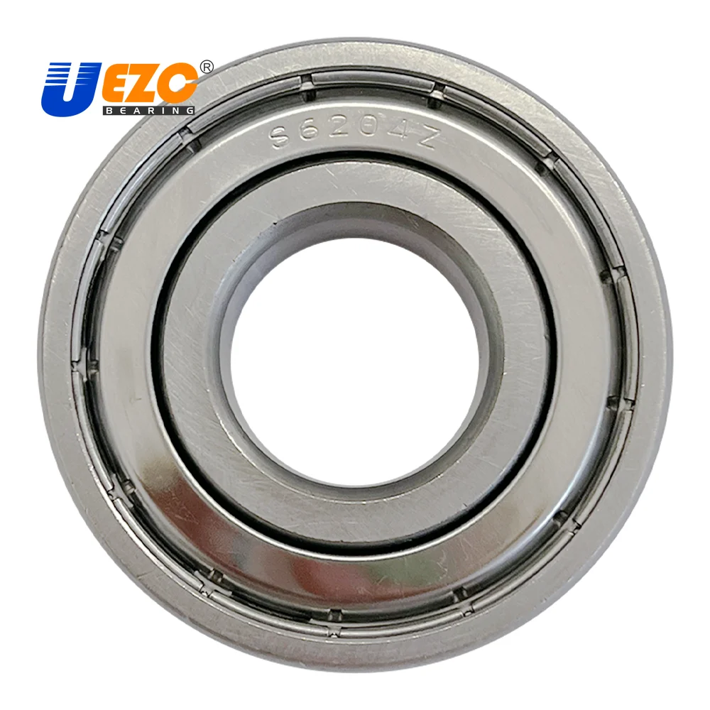 10pcs S6204ZZ S6204-2RS stainless steel deep groove ball bearing 20*47*14 mm 6204 S6204 -2Z 2RS 20x47x14mm bearings