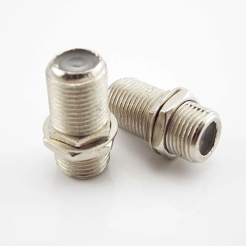 F Type Coupler Adapter Connector Female F/F Jack RG6 Coax Coaxial Cable Used In Video Or SMA RF Coax Connector Plug