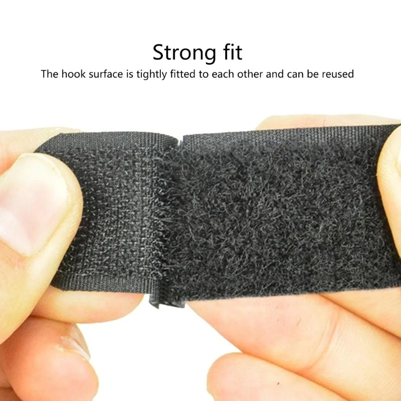  5 Pcs/Set Nylon Fastening Straps Convenient Hook and Looped Straps Practical Bicycles Handlebars Tape Cable Tie for Home