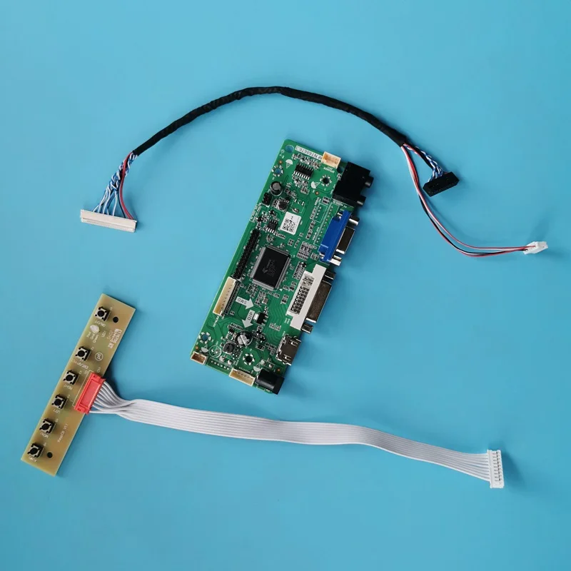 

LCD Display Driver Controller Board Fit LP121WX3-TLC1 LTN121AT07 HDMI-Compatible Panel Kit DIY 1280*800 VGA DVI 12.1" 30Pin LVDS