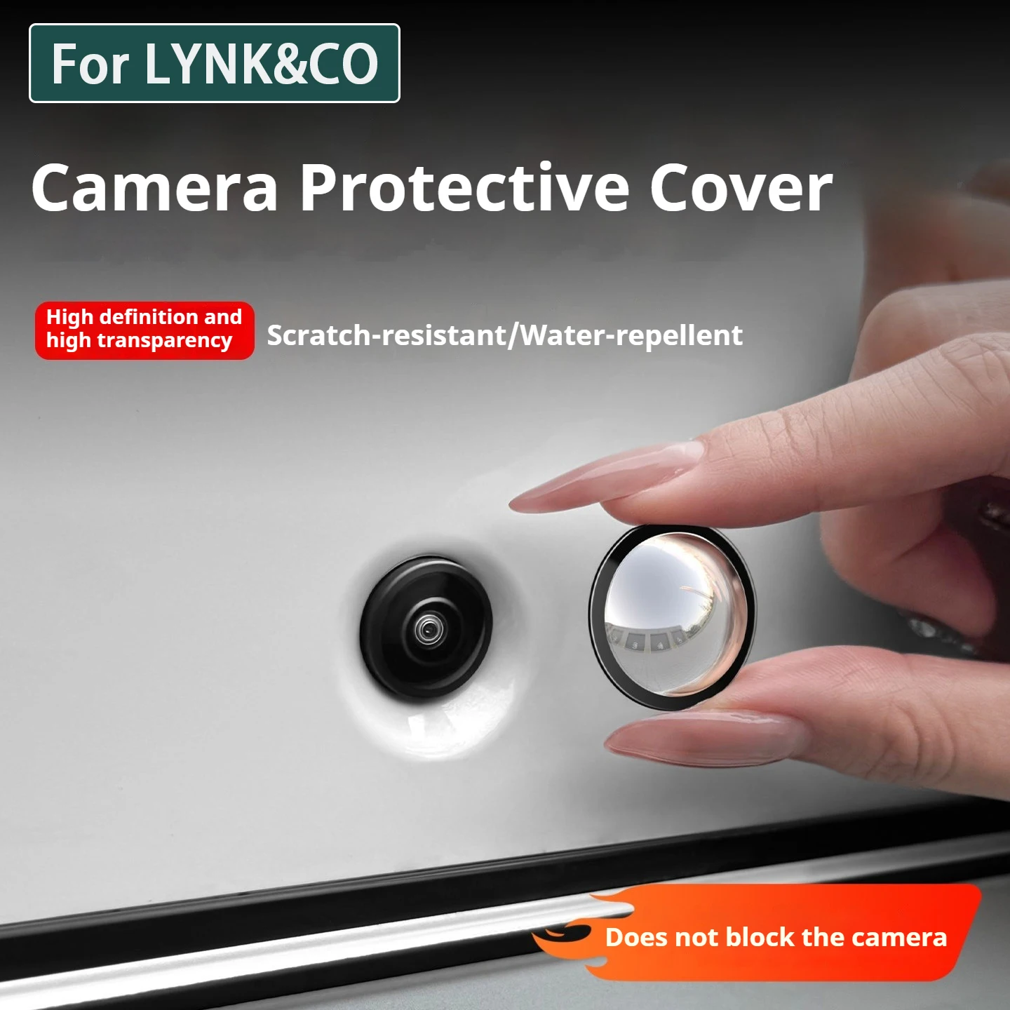For LYNK&CO 01 03 05 06 08 09 10EMP 900 Z20 Z10  Car Camera Lens Protective Cover 360 View Scratch-resistant Guard Cover