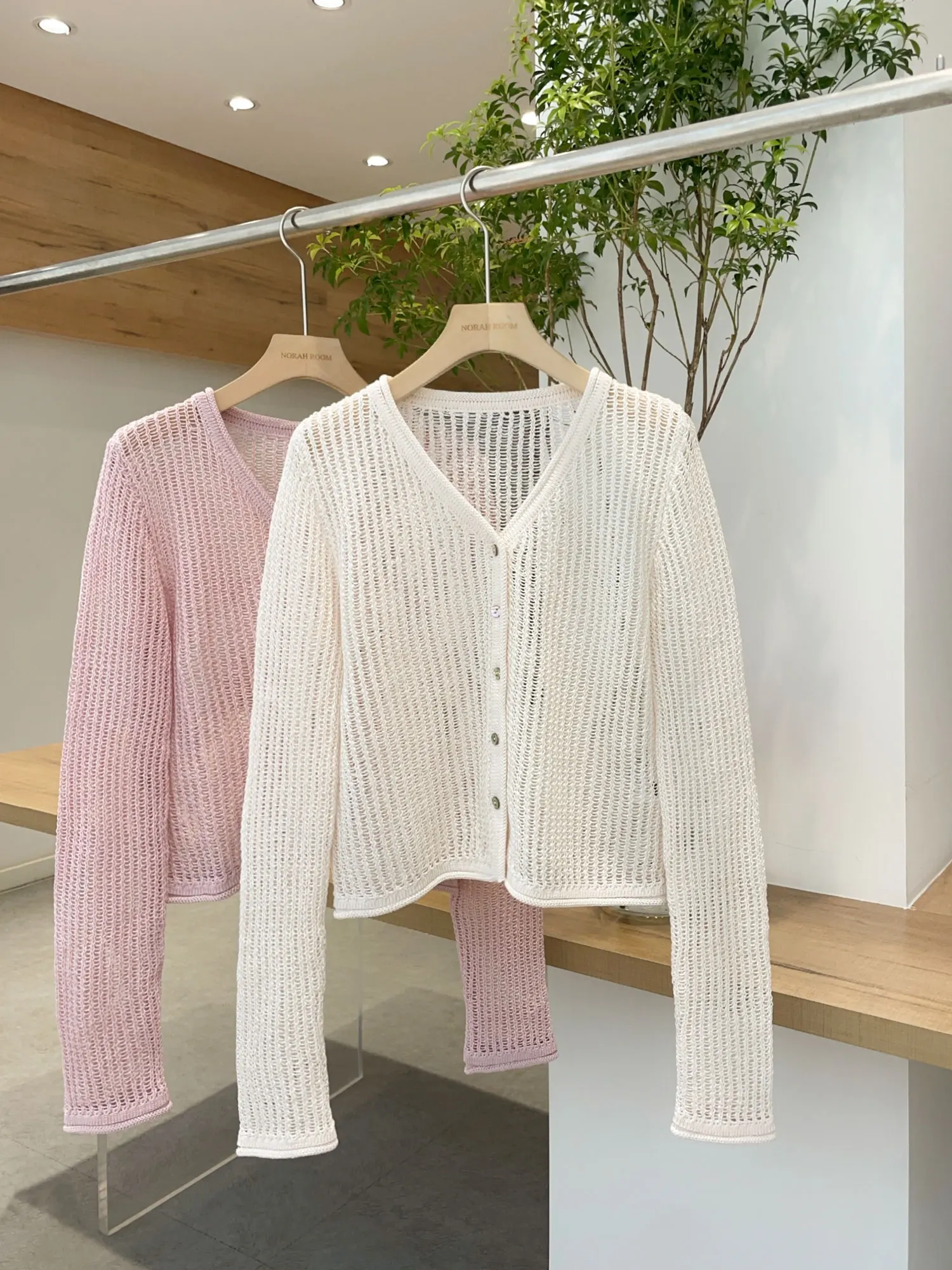 Noxiao La أصيلة 2025 صيف جديد ماركة ورقة الحرير الجوف خارج سترة مشغولة من الصوف تنوعا الحلو Sle Princ صالح البوليستر...