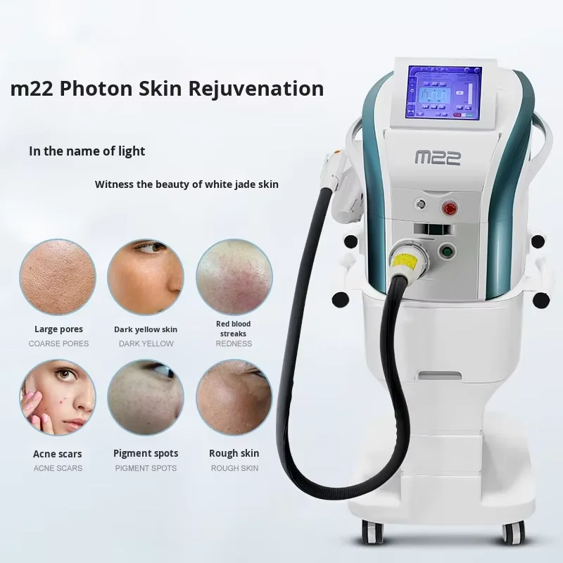 

Портативный аппарат 2-в-1 IPL M22 для лазерной эпиляции и удаления татуировок Nd-Yag, косметологическое оборудование