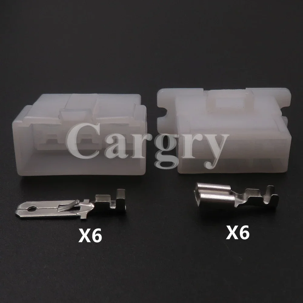 1 Set 6P 6110-4563 6120-2063 Automobile Large Power Wiring Harness Socket AC Assembly Car Unsealed Connector with Terminal - Detail 1