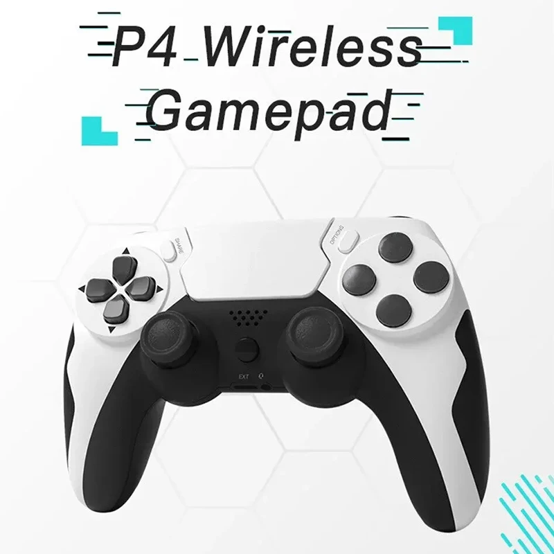 Wireless Controller Gamepad mit Sechs-Achsen-Gyroskop-Gamecontroller für PS4 PS3-Konsole gewinnt 7 8 10 Dual-Vibrations-PC-Joystick