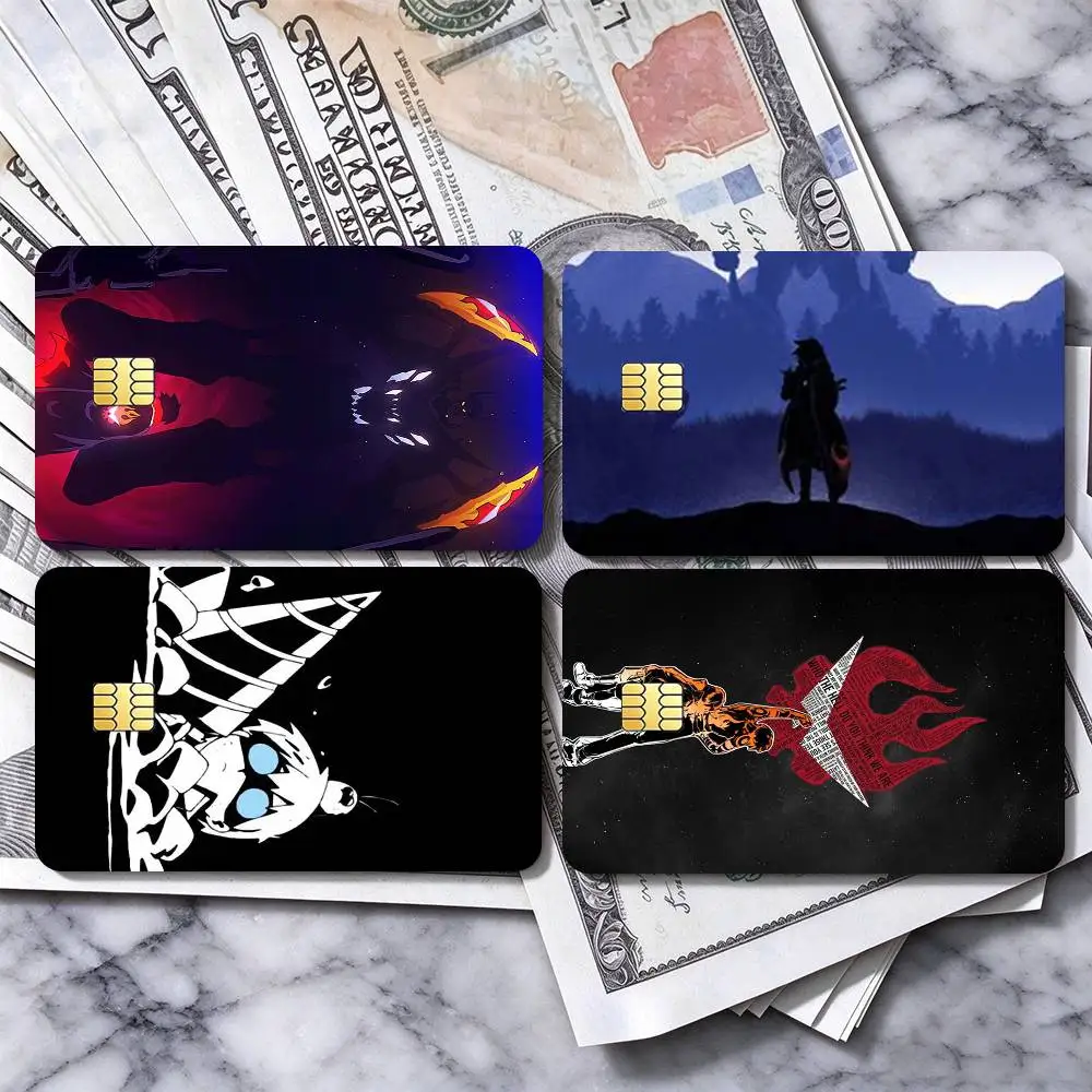 Gurren Lagann Lordgenome  Credit Card HD Stickers Premium matte film effectively prevents fingerprints and daily abrasion.