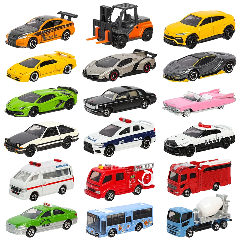 Takara Tomy Tomica 1/64 Mini Diecast Alloy Model Car Toys Metal Sports Vehicles Various Styles Gifts for Children Toys for Boys