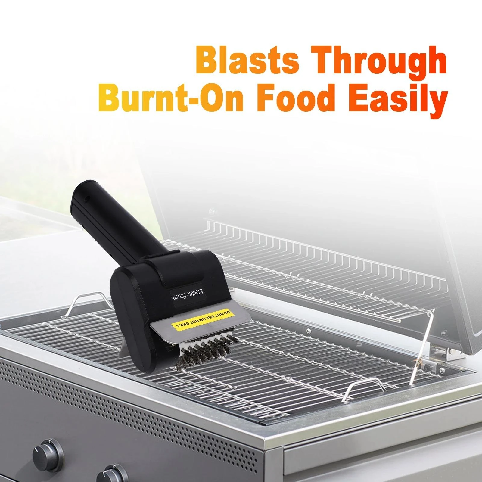 Rechargeable Electric BBQ Brush Cleaner, Wireless Outdoor Electric Barbecue Cleaning Tool