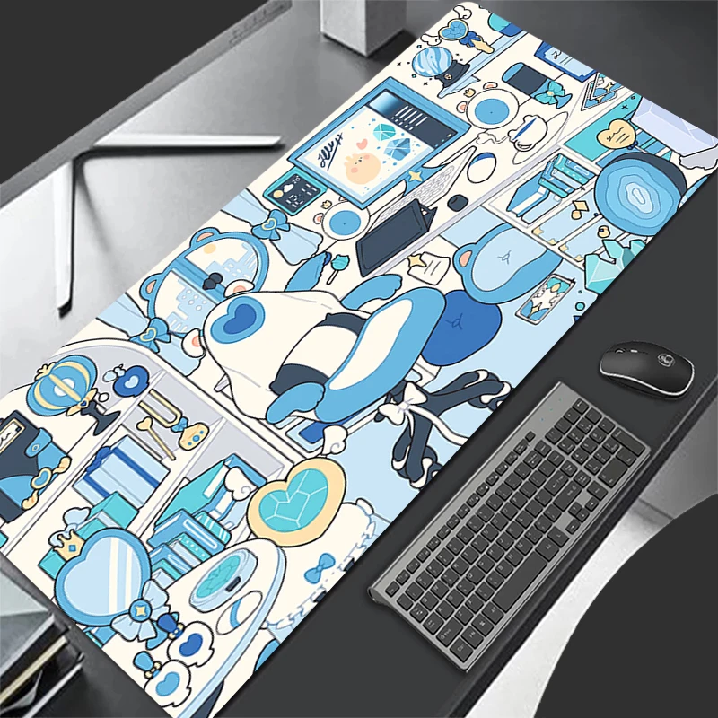 

Mousepad Anime Semyon Room Office Computer Desk Mat Keyboard Mouse Pad Laptop Cushion Large Non-slip Deskpad PC carpet Mousepad