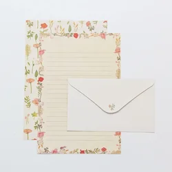 9Pcs Leuke Enveloppen Set Kawaii Brief Pads Diy Postcard Bruiloft Uitnodigingskaart Papier Cover Koreaanse Briefpapier Kantoorbenodigdheden