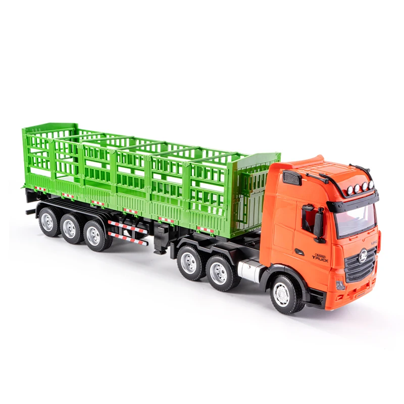 Huina 1312 1/18 semi lega 9CH 2.4Ghz RC simulazione camion ferroviario alto suono e luce 312 telecomando ingegneria auto ragazzo giocattolo