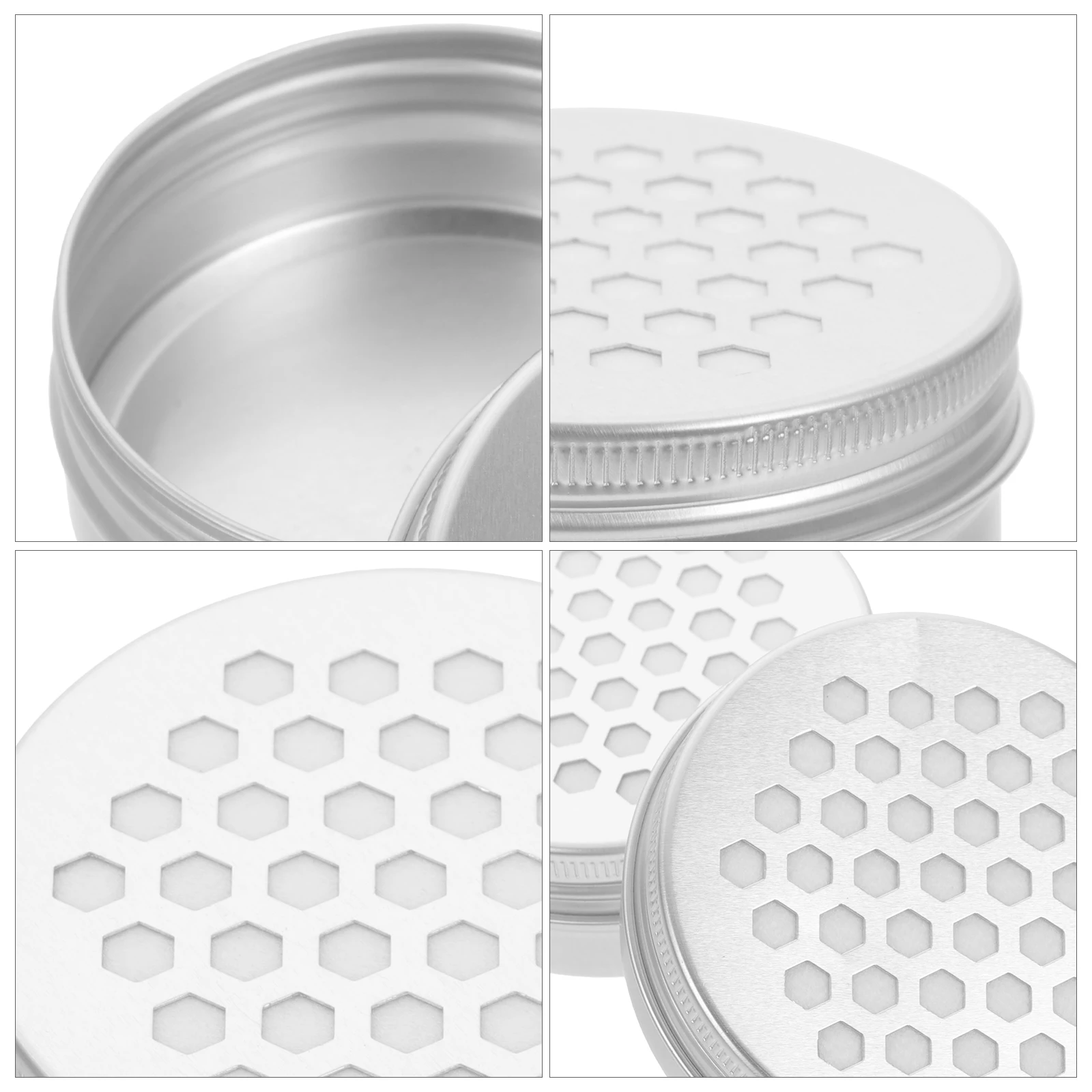 10 szt. Aluminiowe Pudełko Dyfuzora Zapachowego do Domu Biura Aromaterapia Trening Pachnący Pies Wykrywający Zapach Metalowy Pojemnik na Odświeżacz Powietrza z Pokrywką Gospodarstwo Domowe